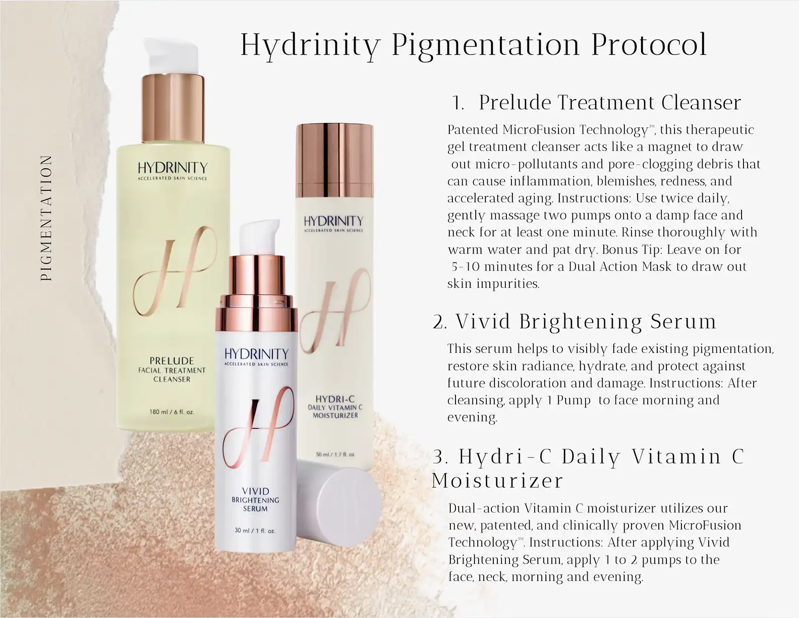 Hydrinity Pigmentation Protocol